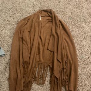 fringe cardigan